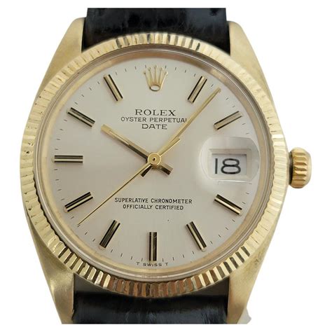 rolex 14k gold mens mechanical watch|rolex oyster gold price.